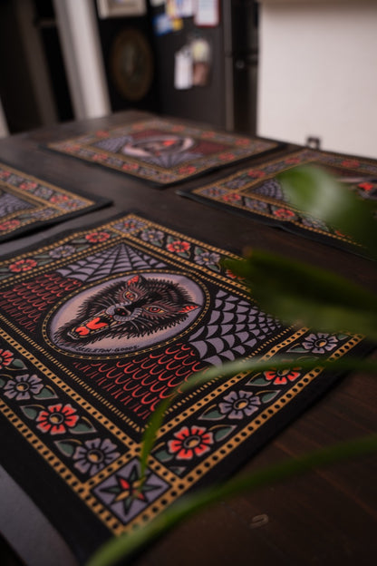 Animal Heads Placemat Set