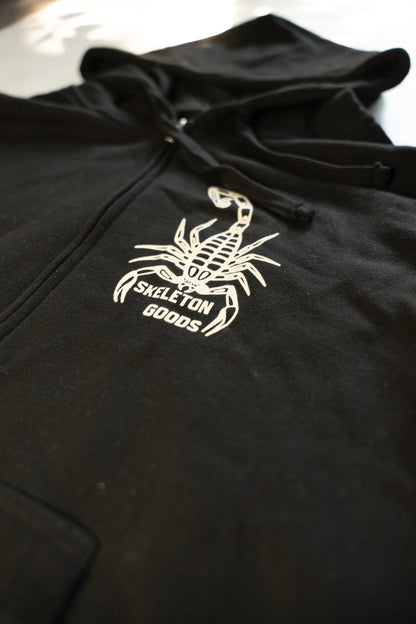 Scorpion Unisex fleece zip up hoodie