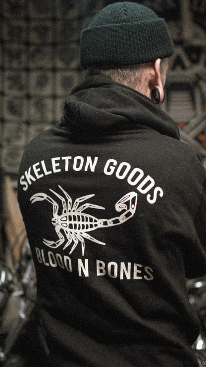 Scorpion Unisex fleece zip up hoodie