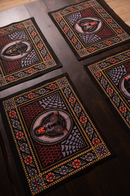 Animal Heads Placemat Set