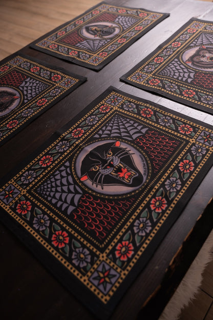 Animal Heads Placemat Set