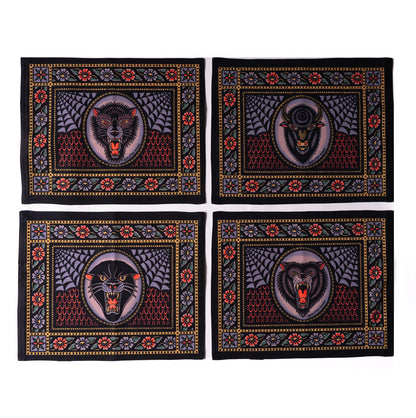 Animal Heads Placemat Set