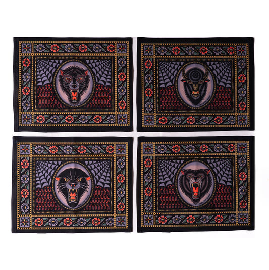 Animal Heads Placemat Set