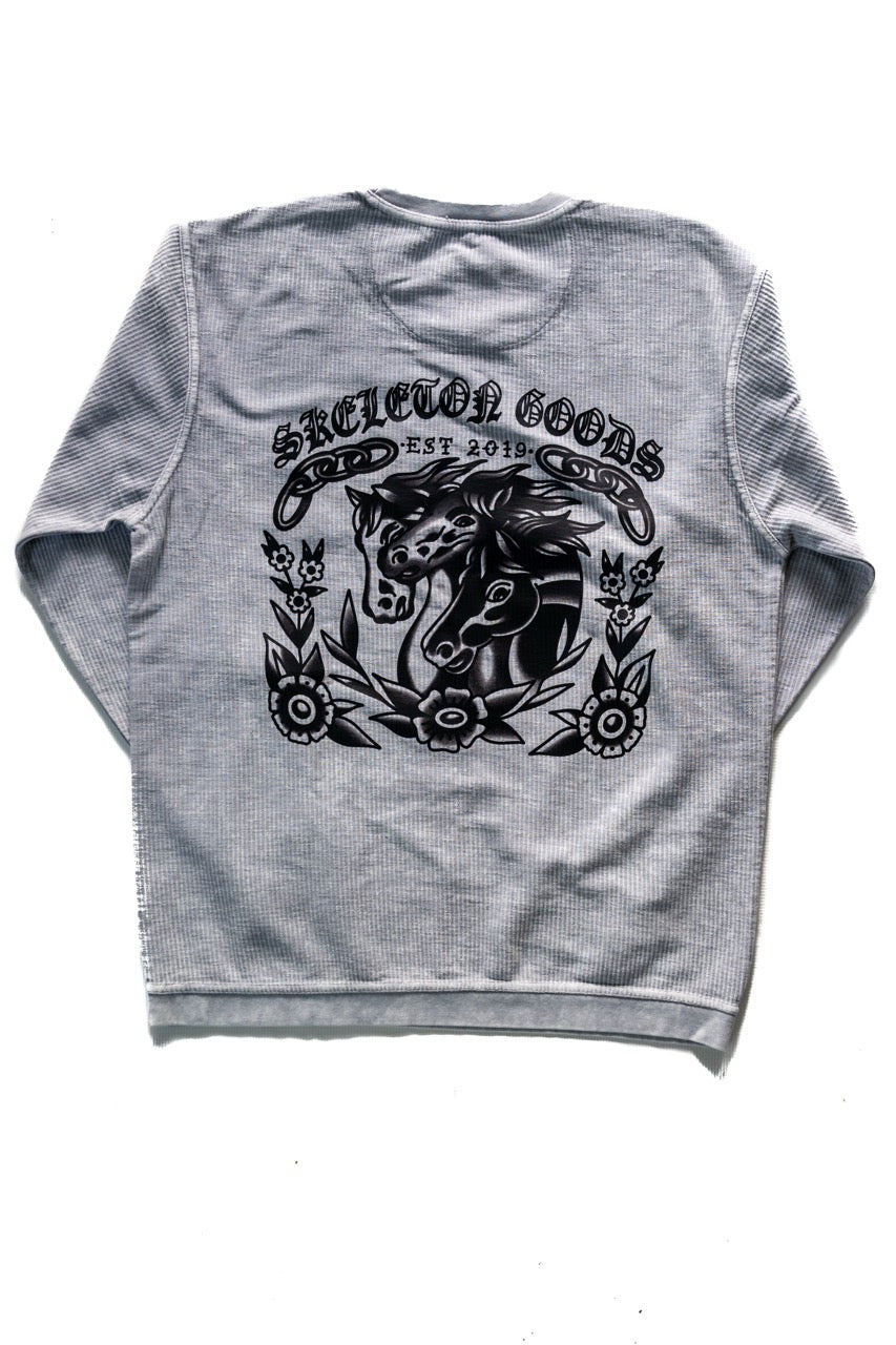 Pharaoh’s Horses Corded Sweatshirt