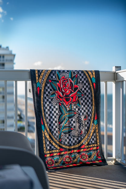 Rose Beach Towel