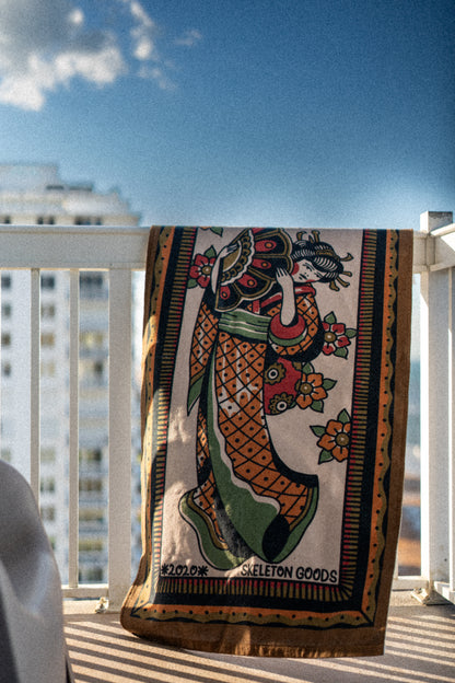Geisha Beach Towel