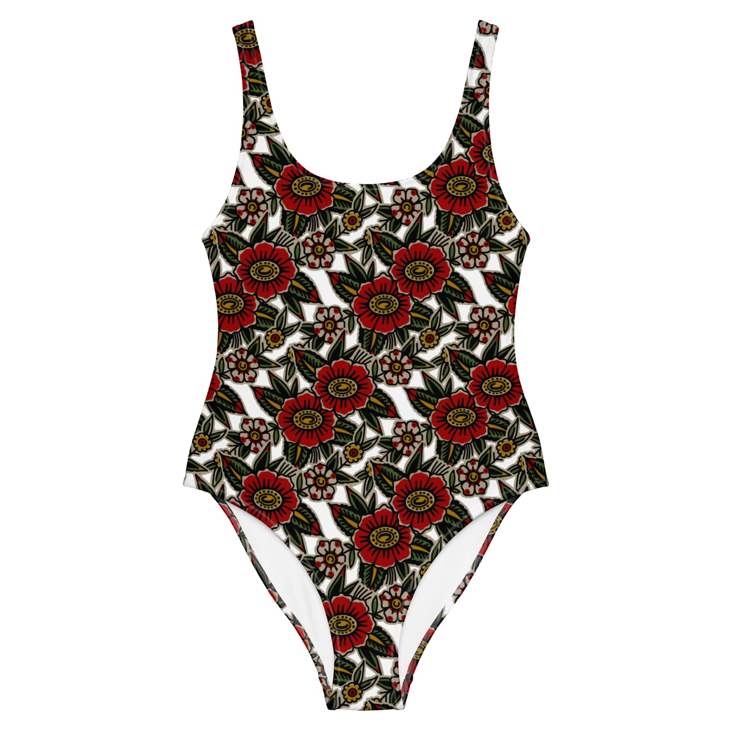 Summer Flowers One-Piece Swimsuit