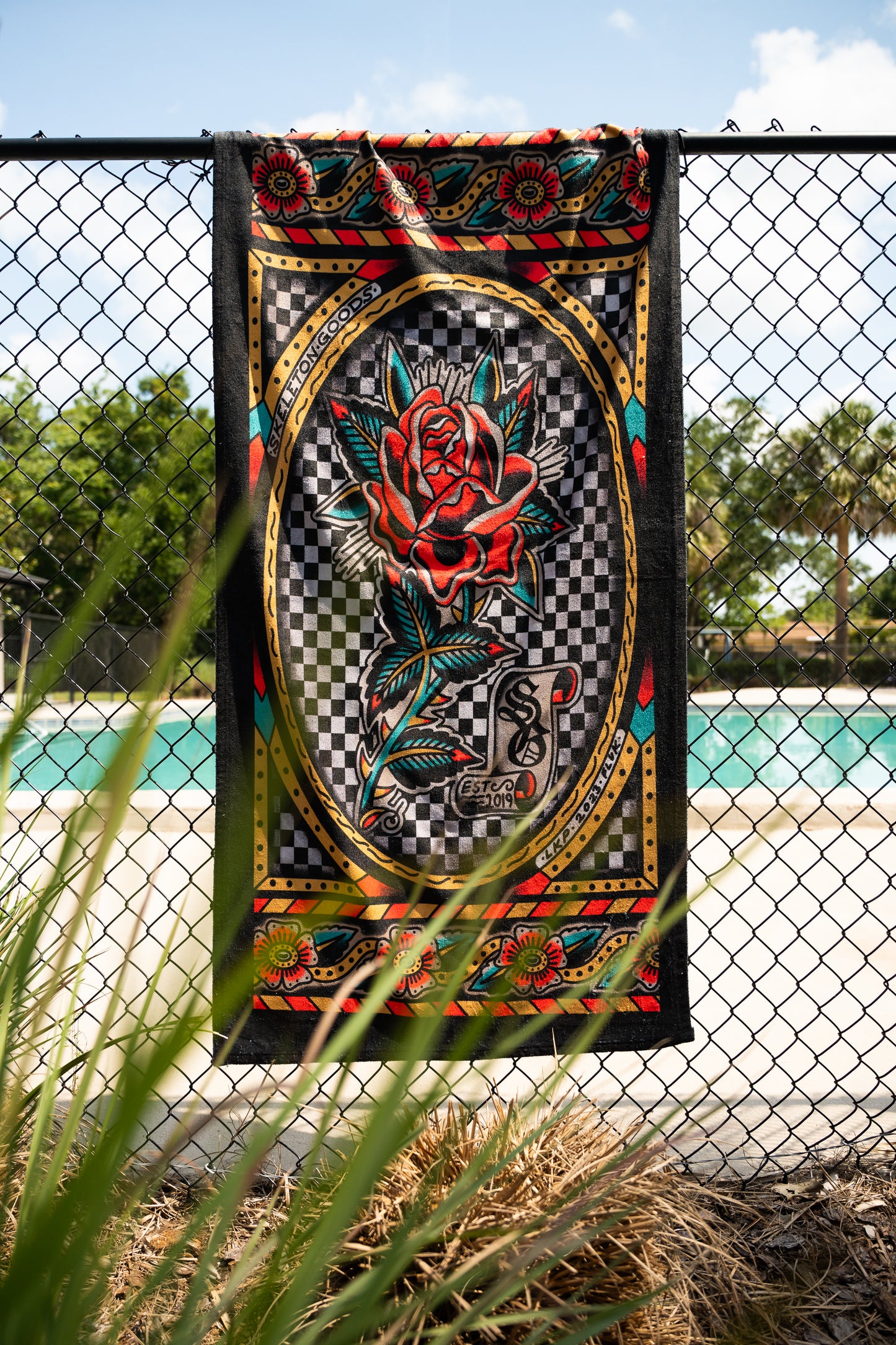 Rose Beach Towel