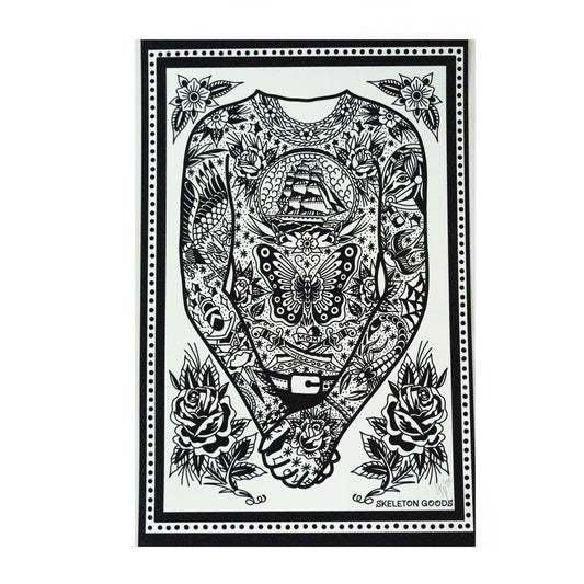 The Tattooed Man Print