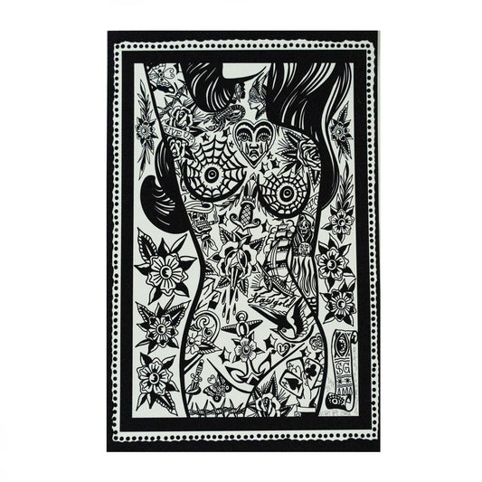 The Tattooed Lady Print