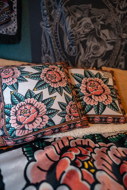 Peony Throw Pillow Case